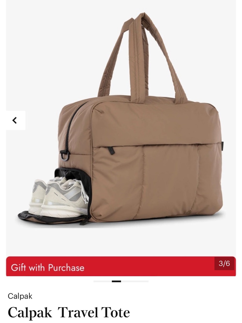 NWOT Calpak Luca Duffle - Picture 4 of 8